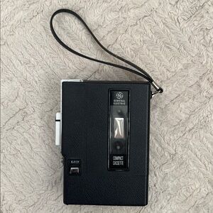 General Electric Compact Cassette Player Recorder, Vintage, Made in Japan